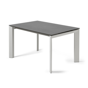 Axis Extendable Dining Table, Ceramic/Grey, 90 x 140/200 cm