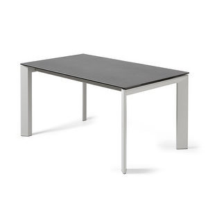 Axis Extendable Dining Table, Ceramic/Grey, 90 x 160/220 cm