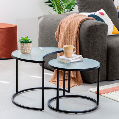 Bast Side Table Set