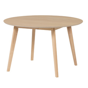 Batilde Dining Table, Rubber Wood / Asharna,  ø 120 cm