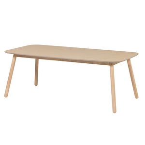 Batilde Dining Table, Rubberwood/Ash, 70 x 140 cm