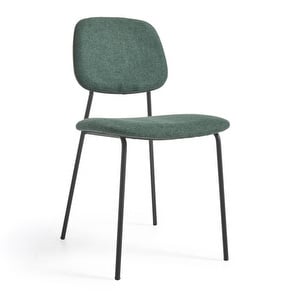 Benilda-tuoli, vihreä kangas