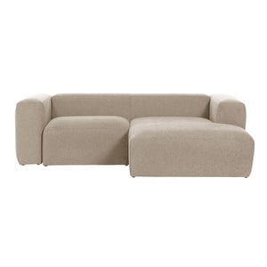Blok Chaise Sofa, Beige, W 240 cm / Right