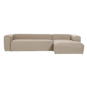 Blok-divaanisohva, beige, L 330 cm/oikea