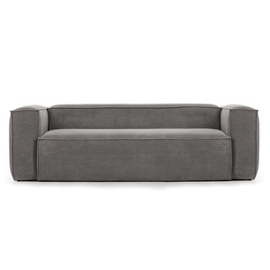 Blok Sofa, Grey Corduroy, W 210 cm