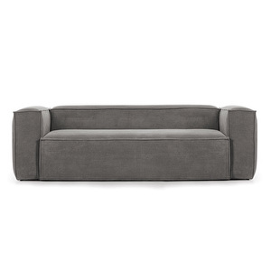 Blok Sofa, Grey Corduroy, W 240 cm