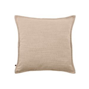 Blok Cushion Cover, Beige Linen, 45 x 45 cm