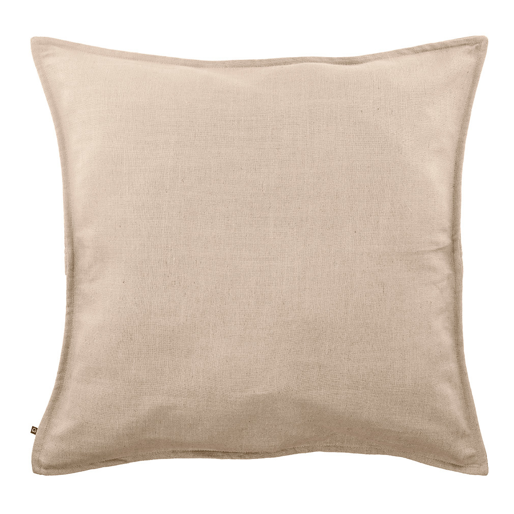 Kave Home Blok Cushion Cover Beige Linen, 60 x 60 cm