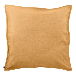 Blok Cushion Cover, Mustard Yellow Linen, 60 x 60 cm