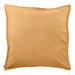 Blok-tyynynpäällinen, sinapinkeltainen pellava, 60 x 60 cm