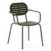 Brai-tuoli käsinojilla, tummanvihreä
