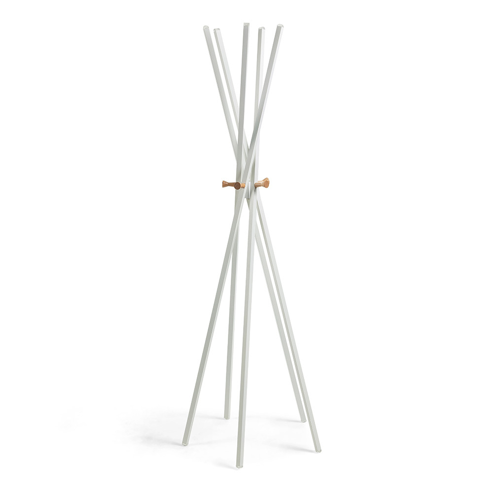 Kave Home Chelsey Coat Rack White, 170 cm