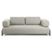 Compo-sohva, beige, L 232 cm, käsinojilla