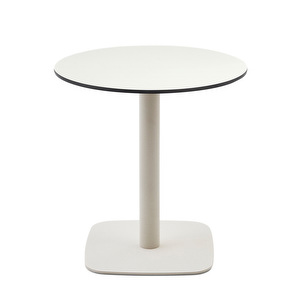 Dina-ruokapöytä, valkoinen / valkoinen, ⌀ 68 cm