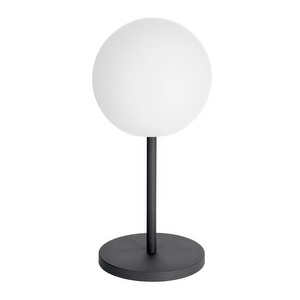 Dinesh-pöytävalaisin, musta, K 64 cm