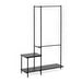 Galatia Clothes Rack, Black, with Side Table