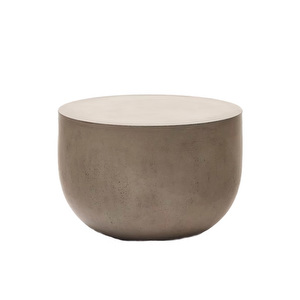 Garbet Coffee Table, Grey, ø 60 cm