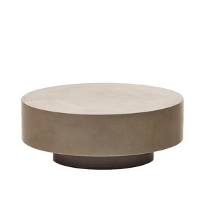 Garbet Coffee Table, Grey, ø 80 cm