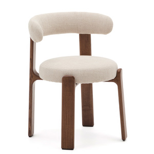 Granite-tuoli, beige chenille / pähkinä