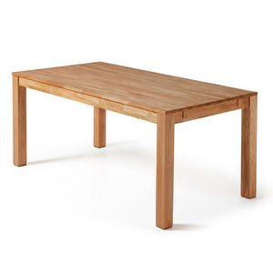 Isbel Extendable Dining Table, Oak, 75 x 120/200 cm