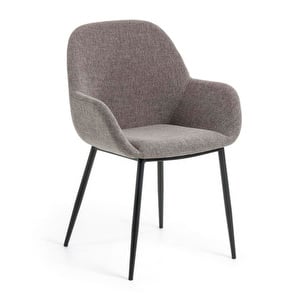 Konna Chair, Light Grey / Black