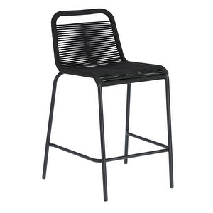 Lambton Bar Stool, Black, H 62 cm