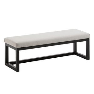 Loya Bench, Grey / Black Beech, W 128 cm