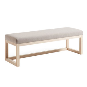 Loya Bench, Beige/Beech, W 128 cm