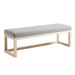 Loya Bench, Grey/Beech, W 128 cm