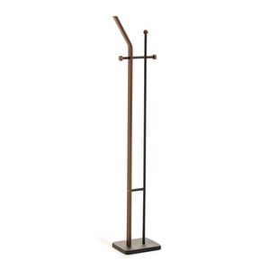 Magali Coat Rack, Walnut/Black, 172 cm