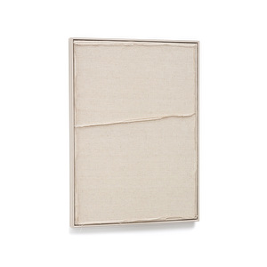 Maha-taulu, valkoinen/vaakasuora linja, 52 x 72 cm