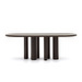 Mailen Dining Table, Dark Ash, 220 x 105 cm