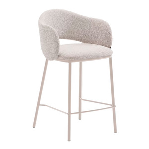 Maina-baarituoli, beige chenille-kangas / beige