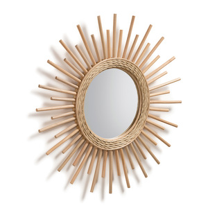 Marelli Mirror, Rattan, ø 60 cm