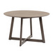 Maryse Extendable Dining Table, Dark Ash, 120 x 70/120 cm