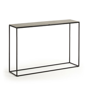 Rewena Console Table, Brown/Black, 110 x 75 cm