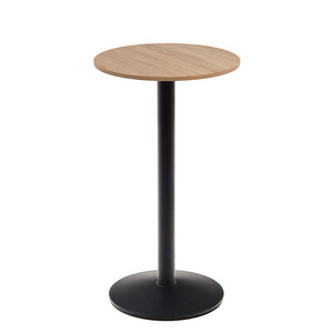 Tiaret-baaripöytä, tammi/musta, ⌀ 60 cm