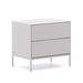 Vedrana Bedside Table, White, 60 x 55 cm