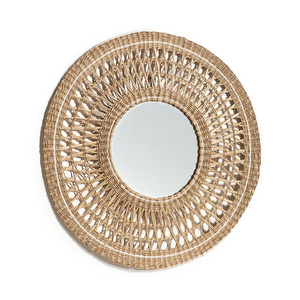 Verenade Mirror, Natural Fibre, ø 60 cm