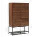 Vedrana Cabinet, Walnut/Black, 98 x 160 cm