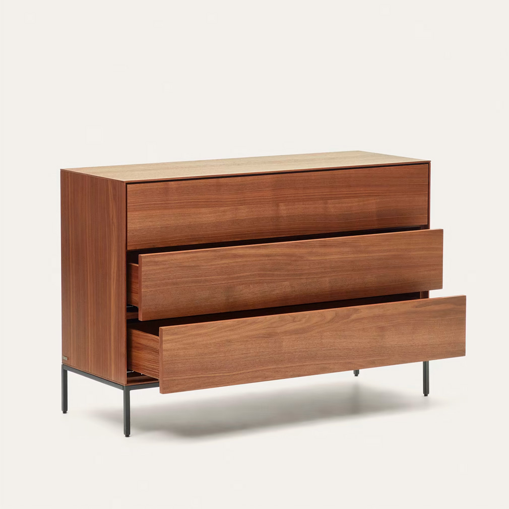 【展示品】Kave 「Vedrana」ウォールナット材ハイチェスト Kave Home Vedrana Chest Of Drawers, Walnut | Vepsäläinen