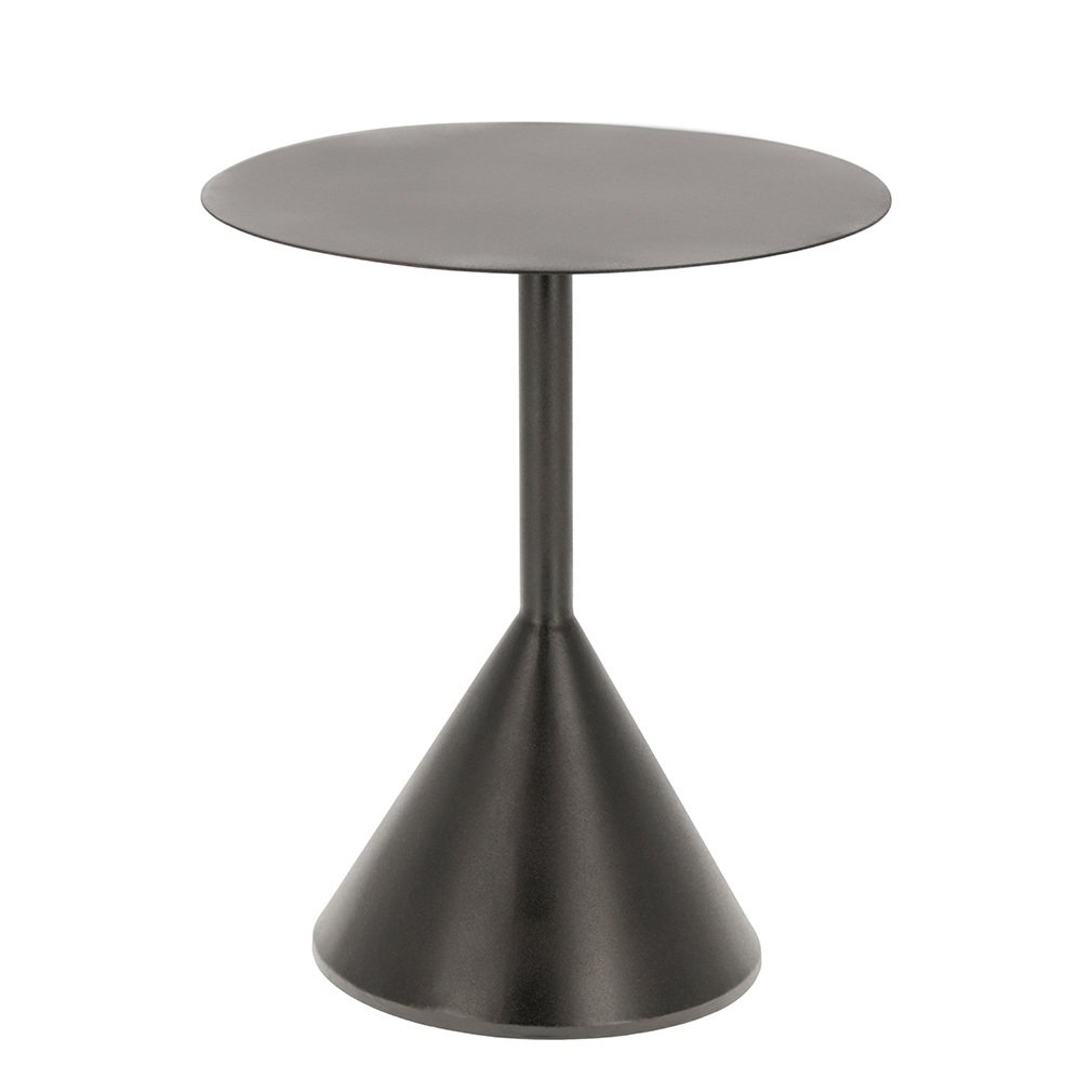 Kave Home Yinan Side Table Black, ⌀ 48 cm