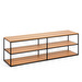 Yoana TV Stand, Oak/Black, 160 x 40 cm