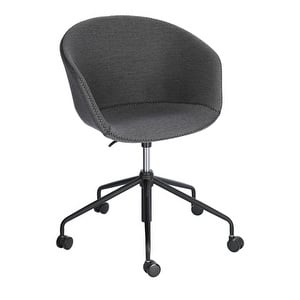 Yvette Office Chair, Dark Grey / Black