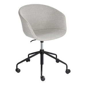 Yvette Office Chair, Light Grey / Black