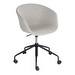 Yvette Office Chair, Light Grey / Black