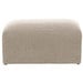 Blok Pouffe, Beige, 90 x 70 cm