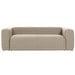 Blok-sohva, beige, L 240 cm