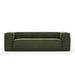 Blok Sofa, Green Corduroy, W 240 cm