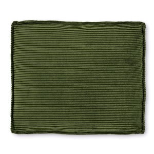 Blok Cushion, Green Corduroy, 50 x 60 cm